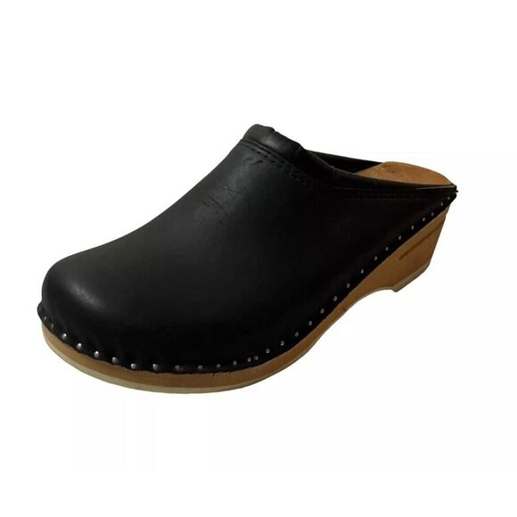 Troentorp Monet Clog Leather Handmade Swedish ONE Left Shoe Amputee New Size 45 - Picture 10 of 11